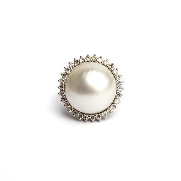 Anello perla mabè