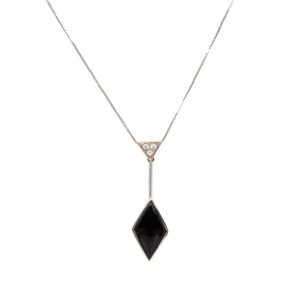 Collier pendente onice