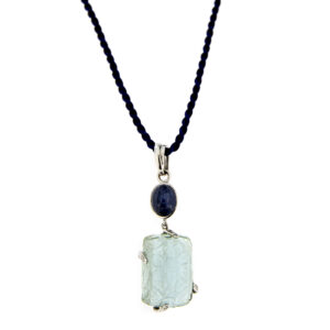 Collier acquamarina