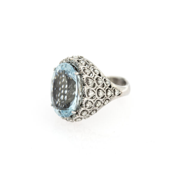 Anello acquamarina - immagine 3