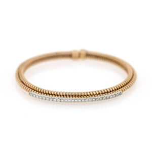 Bracciale rigido diamanti