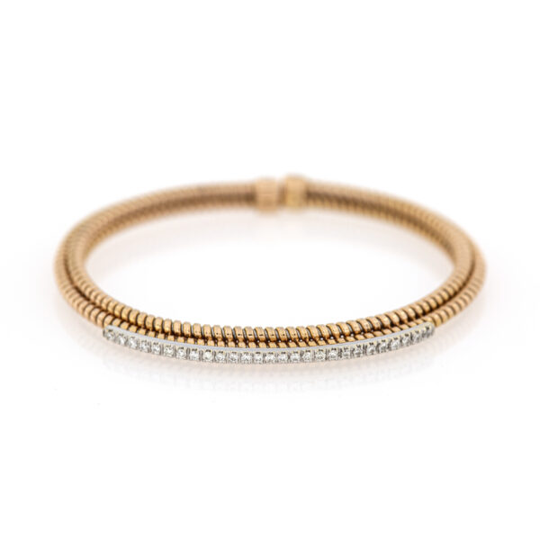 Bracciale rigido diamanti