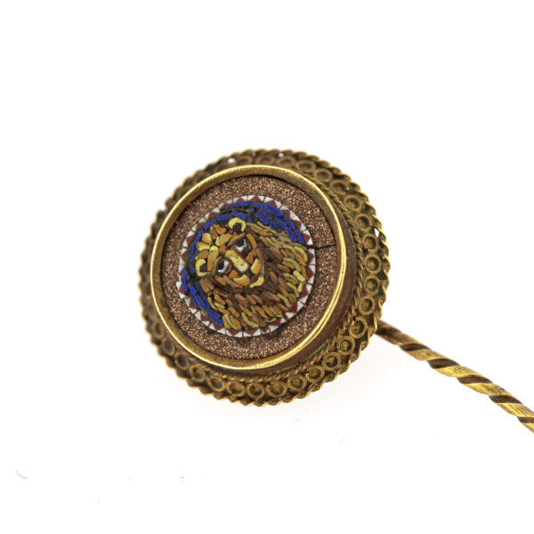 Spilla mosaico leone - immagine 2