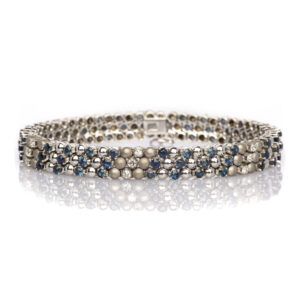 Bracciale zaffiri e diamanti
