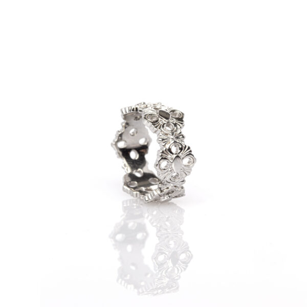 BUCCELLATI - Anello opera bianco - immagine 2