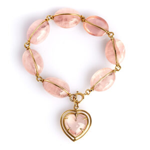 Bracciale quarzo rosa