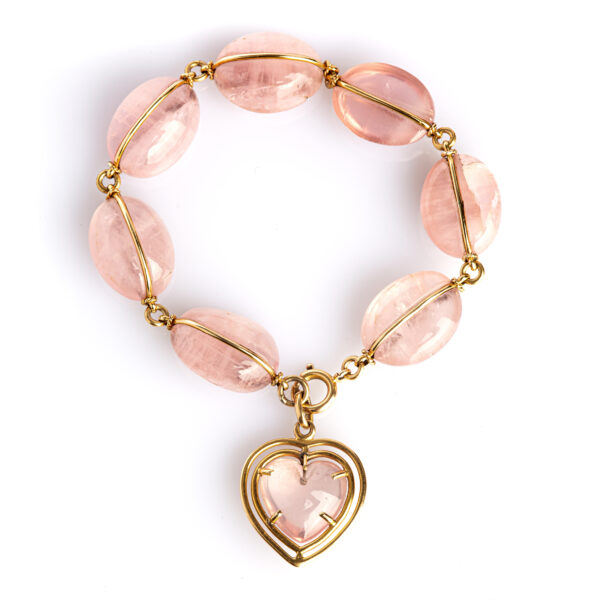 Bracciale quarzo rosa