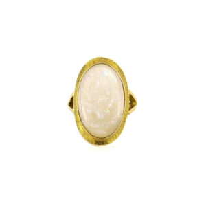 Anello opale arlecchino