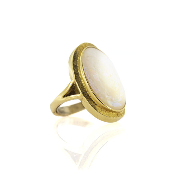 Anello opale arlecchino - immagine 2