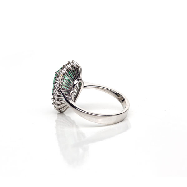 CRIERI - Anello goccia smeraldo - immagine 3