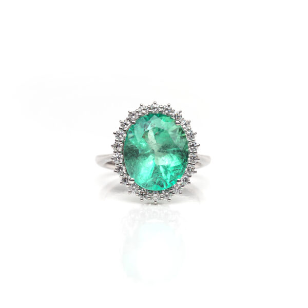 CRIERI - Anello smeraldo ovale