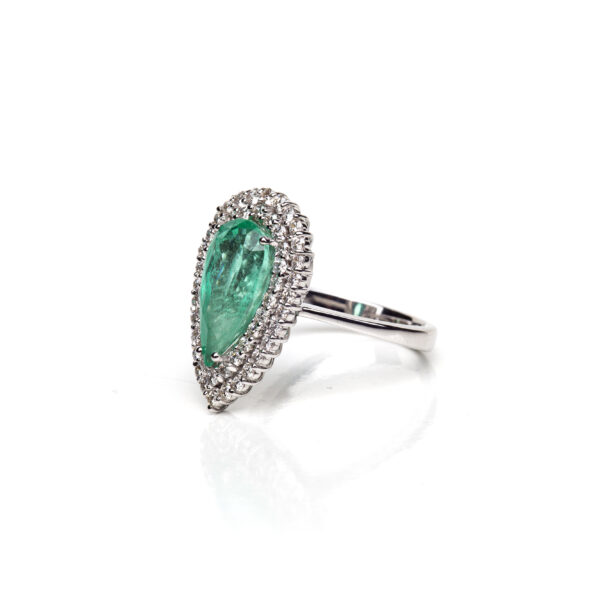 CRIERI - Anello goccia smeraldo - immagine 3