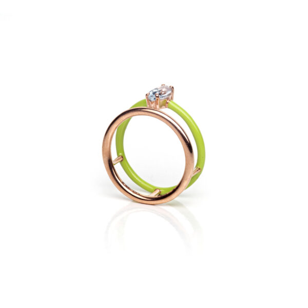 POESIA – Anello Candy Pop verde - immagine 2