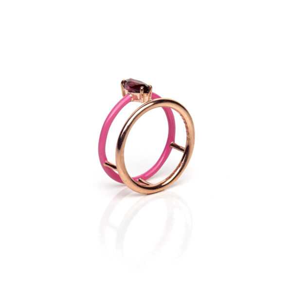 POESIA - Anello Candy Pop fucsia - immagine 2
