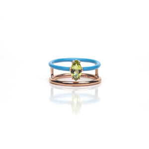 POESIA – Anello Candy Pop azzurro