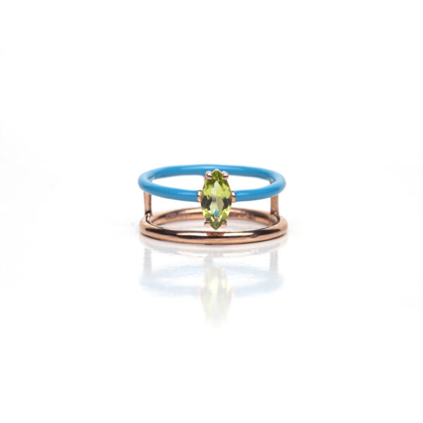 POESIA – Anello Candy Pop azzurro