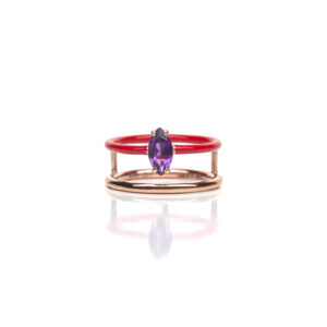 POESIA – Anello Candy Pop rosso