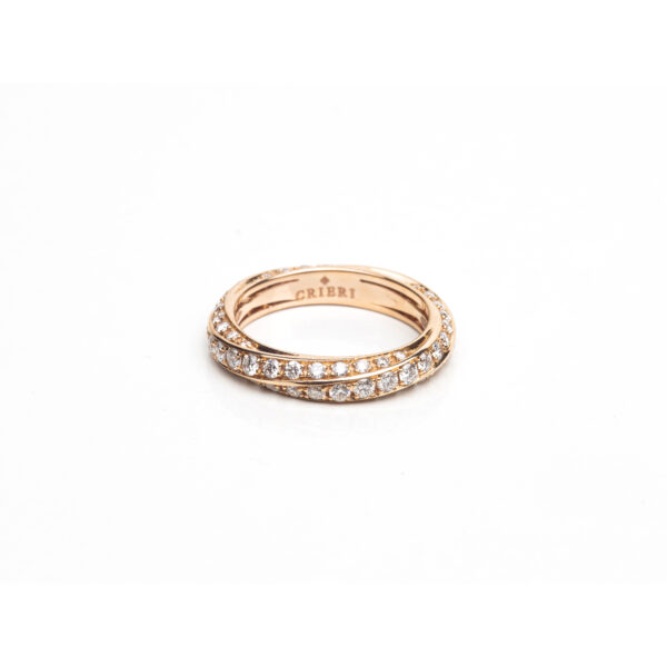 CRIERI - Anello Futura oro rosa - immagine 2