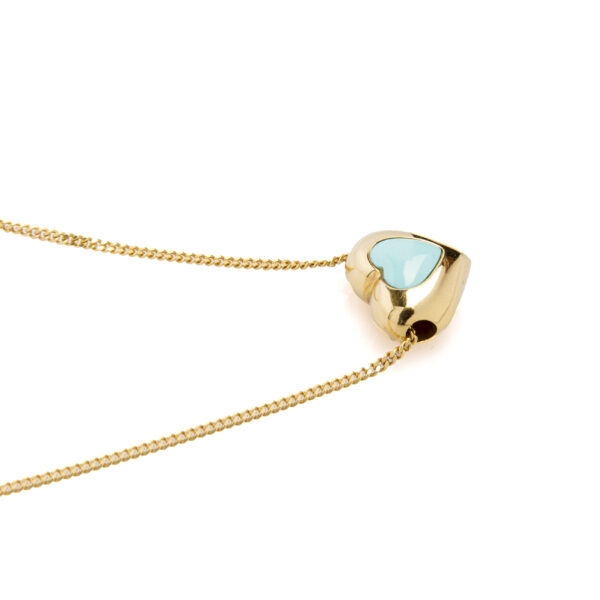 Collier cuore turchese - immagine 2