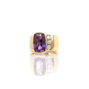 Anello fascia ametista