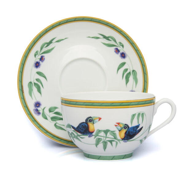 HERMES – Set Toucans porcellana