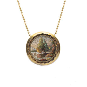Collier pendente mosaico