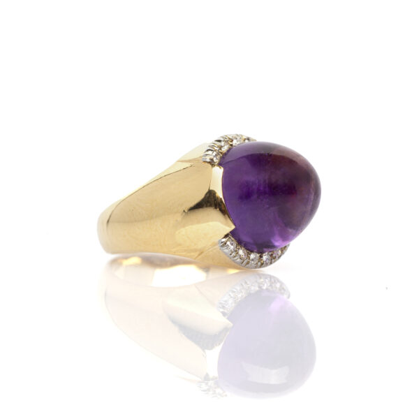 Anello mignolo ametista - immagine 2