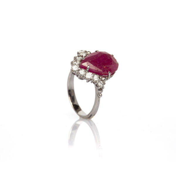 Anello rubino indiano - immagine 2