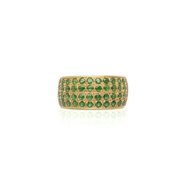 Anello fascia Smeraldi