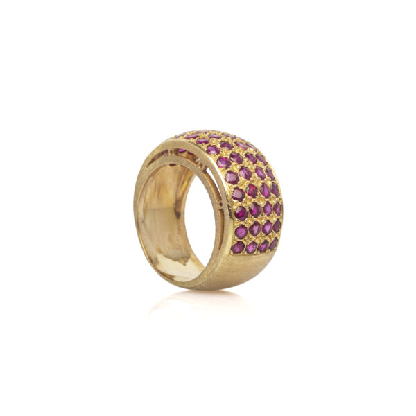 Anello fascia rubini - immagine 2