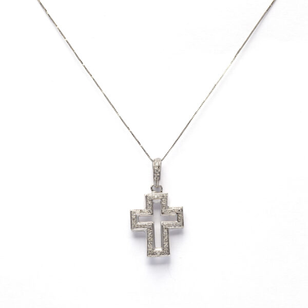Collier pendente croce