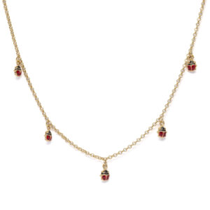 Collier coccinelle