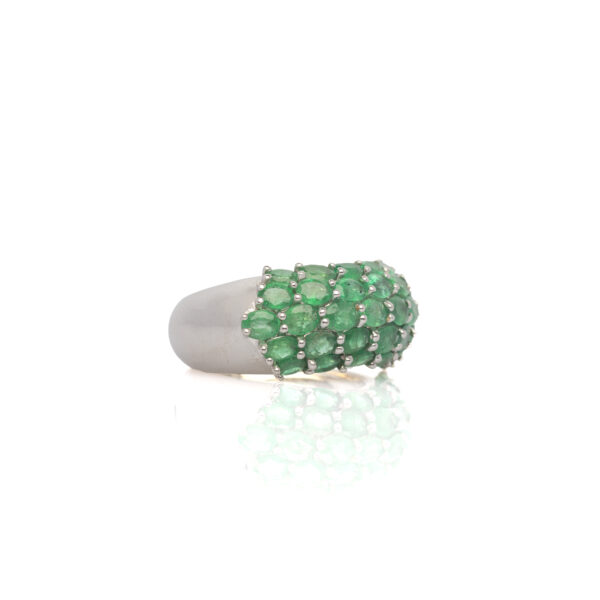 Anello fascia smeraldi - immagine 2