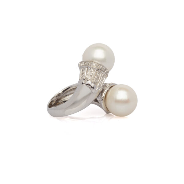Anello perle contrarie - immagine 2