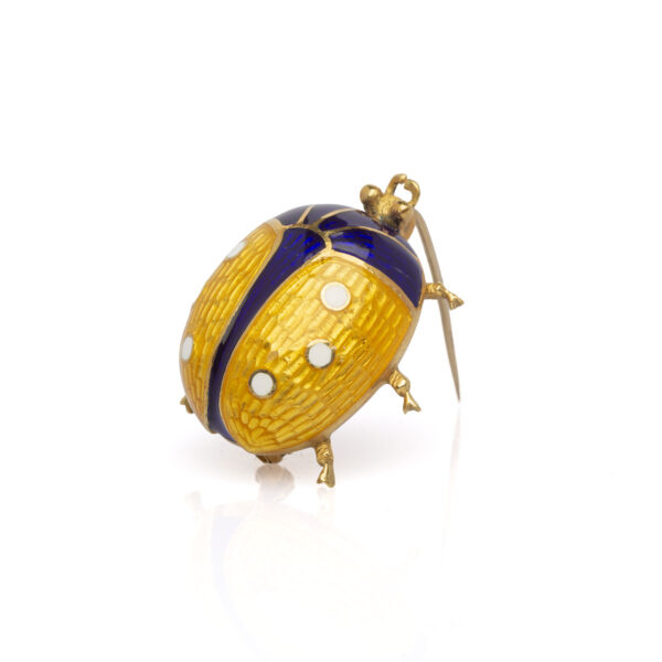 Spilla coccinella grande - immagine 2