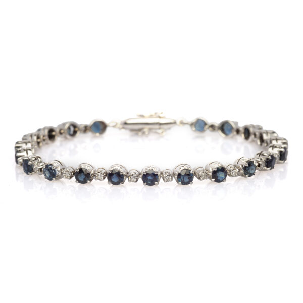 Bracciale zaffiri e diamanti