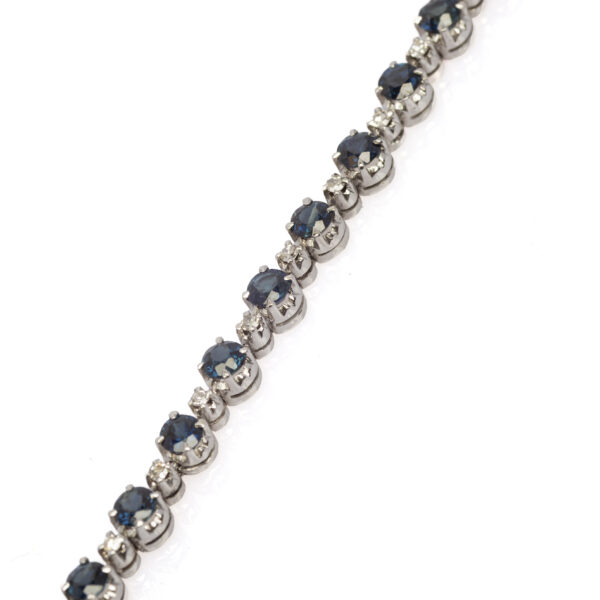 Bracciale zaffiri e diamanti - immagine 2
