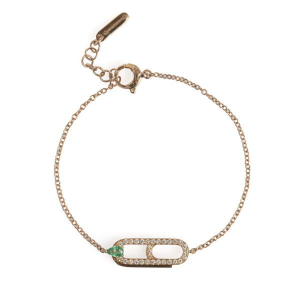 GISMONDI - Bracciale smeraldo