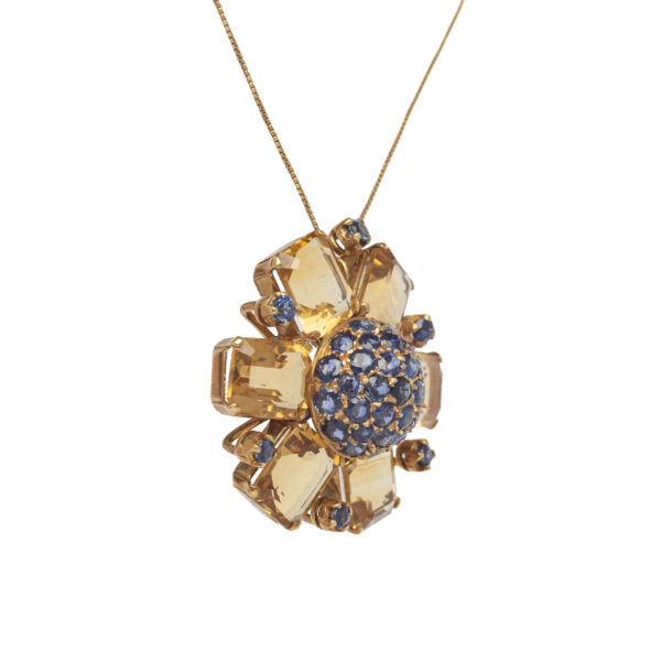 Collier topazi e zaffiri - immagine 2
