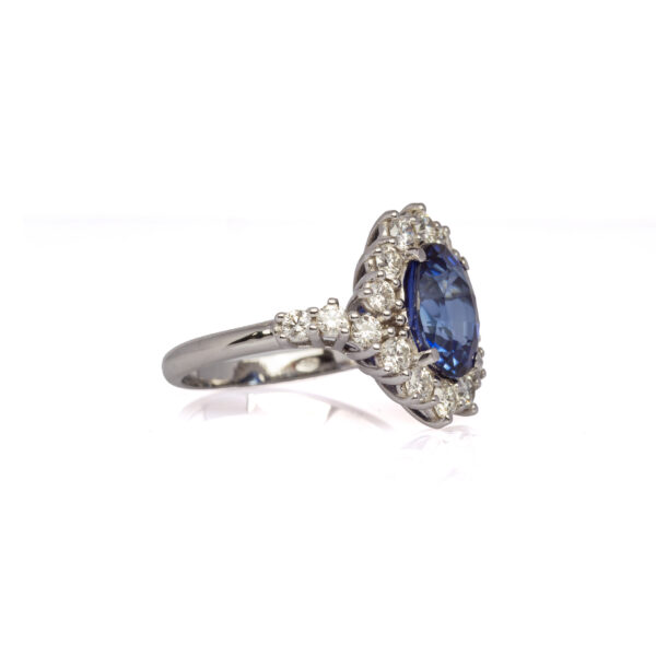 Anello margherita zaffiro - immagine 2