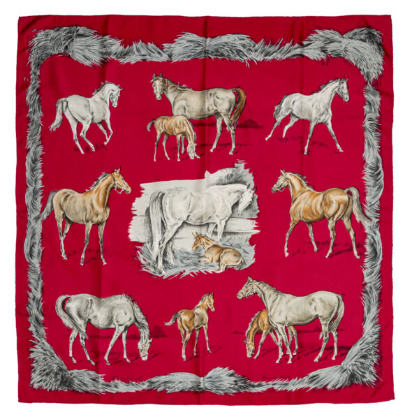 HERMES - Foulard cavalli