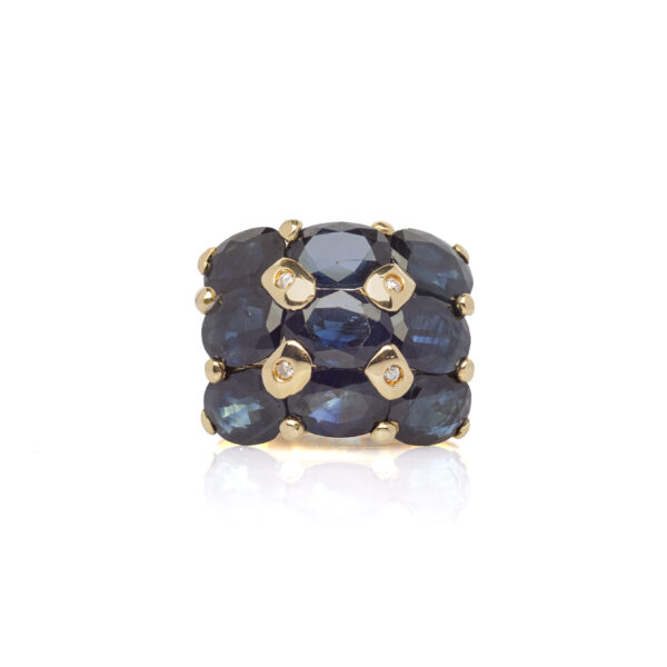 Anello zaffiri