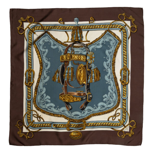HERMES - Foulard Bride de Cour