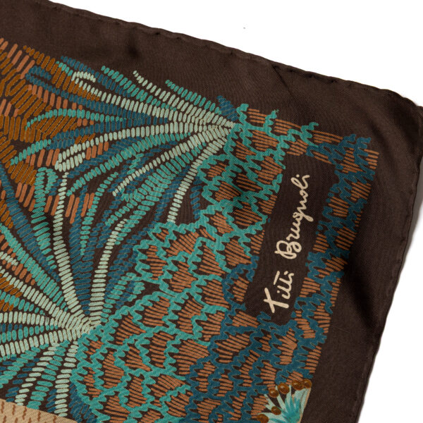 TITTI BRUGNOLI - Foulard palme - immagine 3