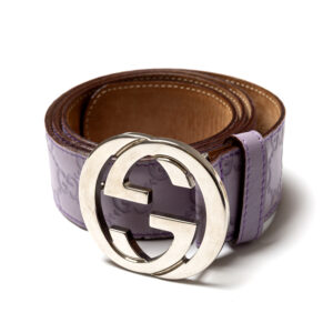GUCCI - Cintura incrocio G