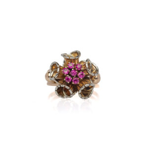 Anello fiore anni 40