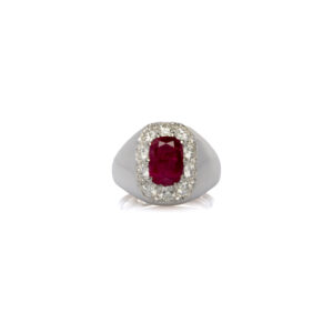 Anello rubino