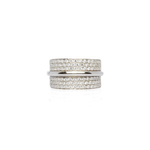 Anello pavé diamanti